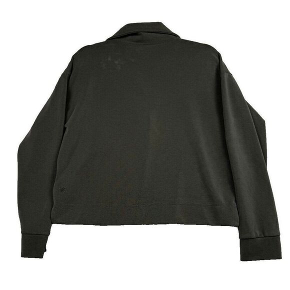Athleta Seasoft Quarter Zip‎ Aspen Olive Size Medium - Picture 2 of 9